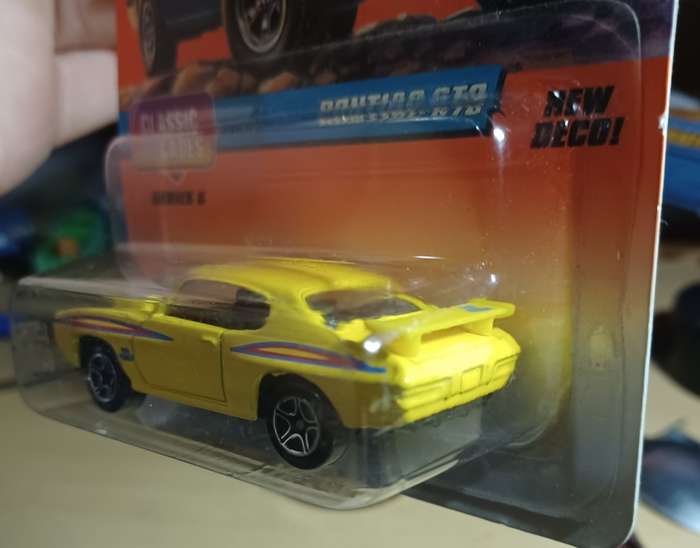 1997 Matchbox ~ Long Card` ~ #38 Pontiac GTO