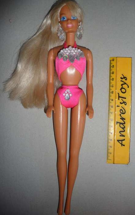 Blonde sparkle beach Barbie Doll