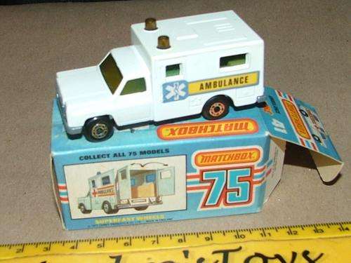 MATCHBOX #41F Ambulance ~  With a Original Box 1976