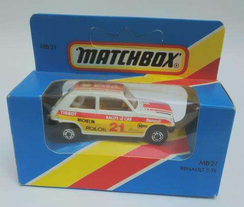 1983 Matchbox ~ MB 21 Renault 5 TL ~ Mint in Box