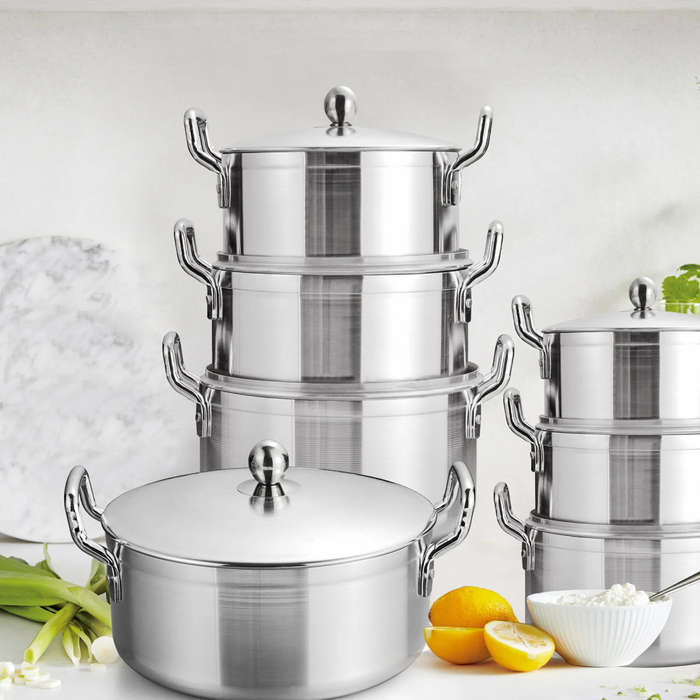 10-piece aluminum pot set kitchenware set