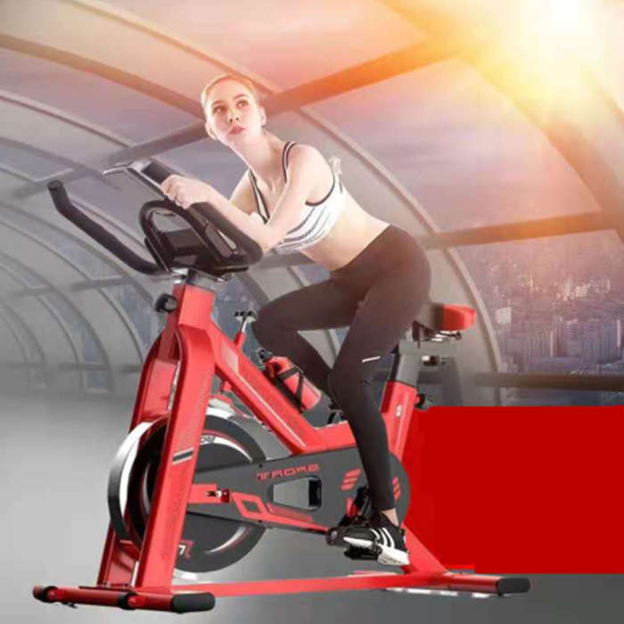 Indoor spinning bike belt drive flywheel exercise bike adjustable fitness equipment exercise