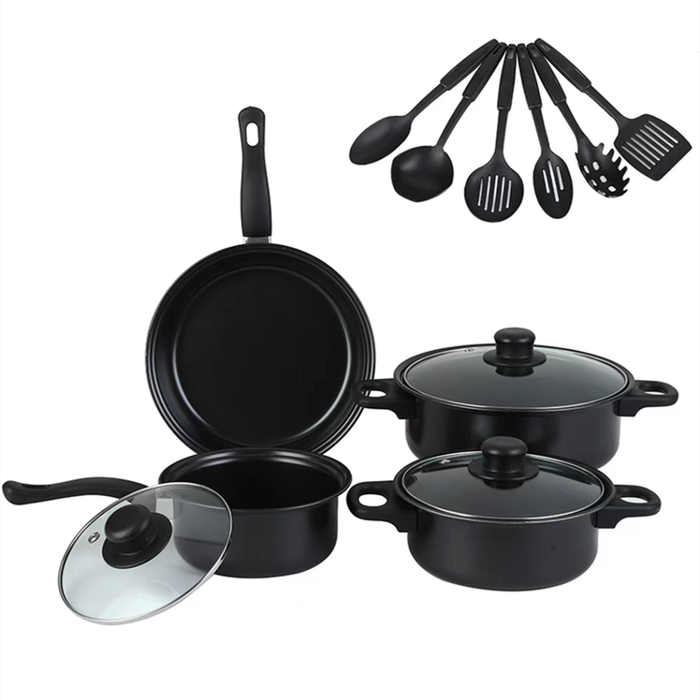 13-Piece Cookware Pots and Pans Set High Performance Non-Stick Cookware for Induction and Stovetops