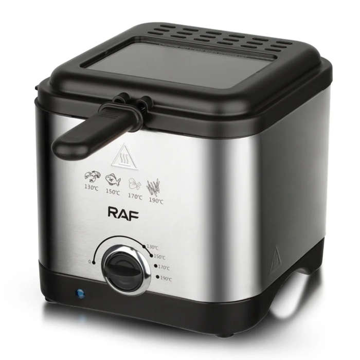 RAF Electric Deep Fryer Visible Stainless Steel Electric Deep Fryer for Fried Chicken