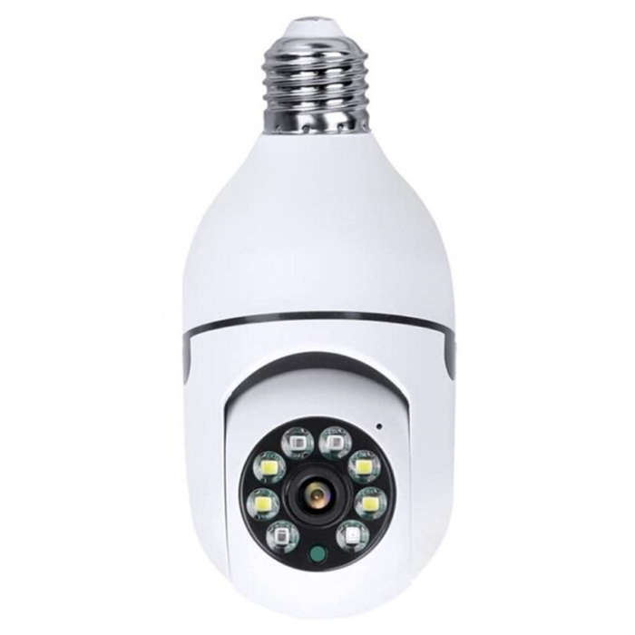 WiFi Bulb Camera E27 Home Security Camera Indoor 360 Degree PTZ Surveillance CameraWiFi Bulb Camera
