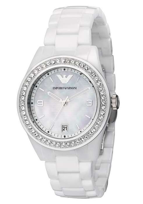 **STUNNING**Ladies Emporio Armani Ceramic watch with Crystal Elements**R5499**
