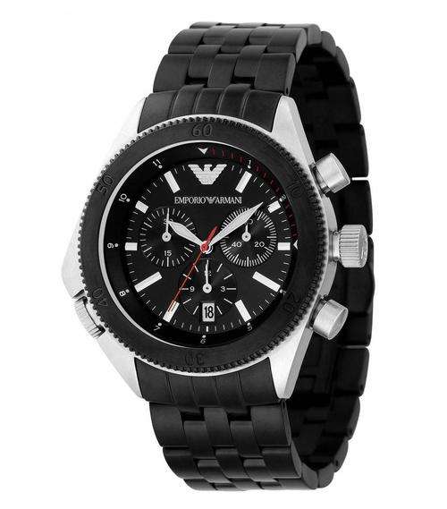 **WOW**Emporio Armani Mens Sports PVD Black Chronograph**R5299**