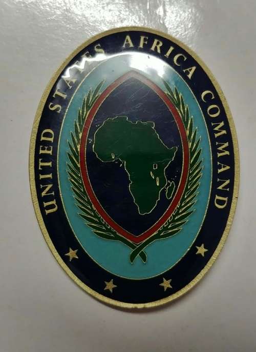 ## USA Africa Command - Presented by Chief Master Sergeant For Excellence Coin/Medallion ##