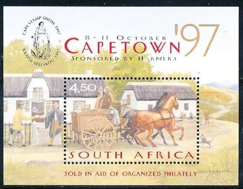 RSA  - 1997 -   Cape Town `97 National Stamp Show  -  MINI-SHEET  - FINE  MINT