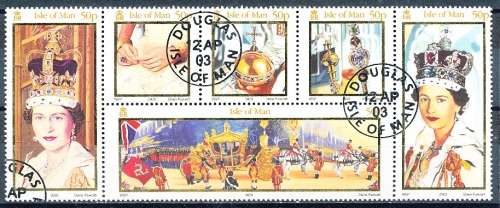 ISLE of MAN  - 2003    Accession to the Throne   SET  - FINE CTO USED
