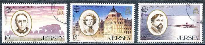 JERSEY   - 1985   EUROPA Stamps - European Music Year   FULL  SET     - FINE  USED