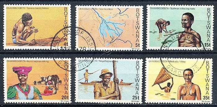 BOTSWANA  1978  -  Okavango Delta  SET    -    FINE  CTO USED