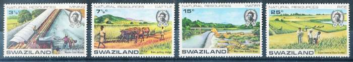 SWAZILAND   1973   -  Natural Products   COMPLETE SET  -  FINE  MINT