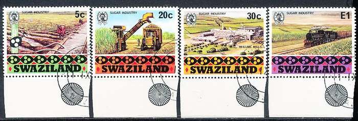 SWAZILAND   1982   -   Sugar Industry   FULL  SET  -  FINE CTO USED