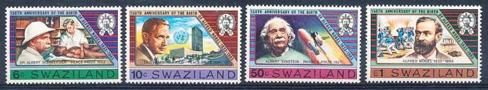 SWAZILAND   1983   - Alfred Nobel  FULL  SET  -    FINE  MINT