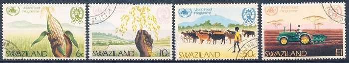 SWAZILAND   1983   - Nutrition Program  FULL  SET  -    FINE  CTO USED