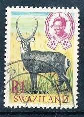 SWAZILAND   1969   -   Native Wild Animals  R1  -  FINE USED