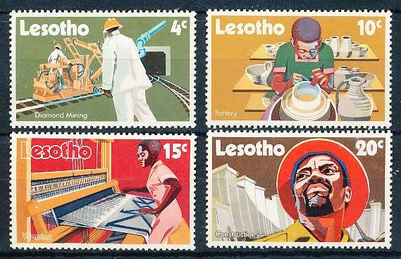 LESOTHO  1971 -    Technical and Economic Development   FULL  SET     -   FINE  MINT