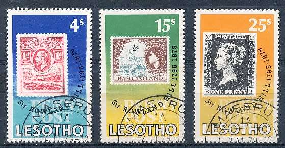 LESOTHO  1979 -   Sir Rowland Hill   FULL SET   -   FINE  CTO USED
