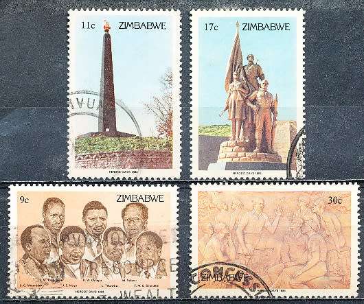 ZIMBABWE 1984  -  Heroes` Day   FULL SET  -  FINE   USED