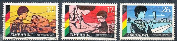 ZIMBABWE 1985  -  U.N. Decade for Women  -   FULL SET  -  FINE  USED