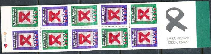 RSA   -  1999  -  AIDS   COMPLETE  BOOKLET   -   FINE  MINT
