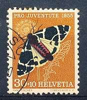 SWITZERLAND  1955 -  Pro Juventure -   30c   - FINE  USED
