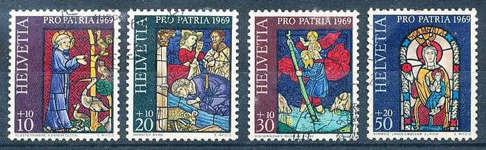 SWITZERLAND  1969 -   Pro Patria - Art  SET   - FINE  USED