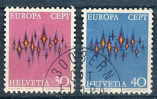 SWITZERLAND  1972 -   EUROPA Stamps   SET   - FINE USED