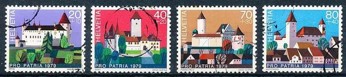 SWITZERLAND  1979 -  Pro Patria - Castles    SET   - FINE  USED