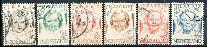 NETHERLANDS  1946  -    Child Care and Fight Against Tuberculosis   FULL  SET   -   FINE USED