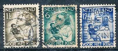 NETHERLANDS  1934  -   Child Care -  PART SET  -  FINE USED