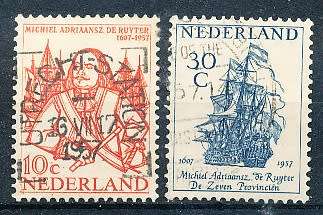 NETHERLANDS  1957  -   Birth of Reuter  FULL  SET   - FINE USED