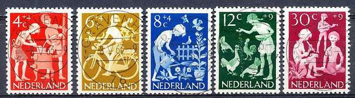 NETHERLANDS  1962  -  Child Care  FULL   SET   - FINE  USED