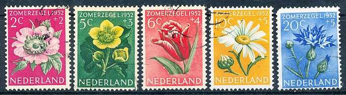 NETHERLANDS  1952  -    Charity Stamps  FULL  SET   -  FINE  USED