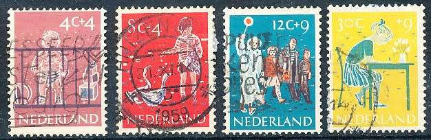 NETHERLANDS  1959  -  Child Care   PART  SET   - FINE USED