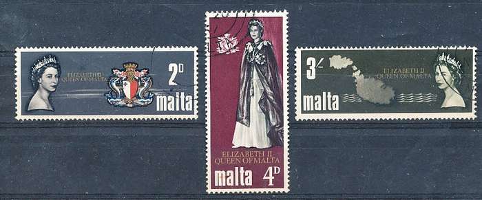 MALTA 1967  -    Royal visit  FULL  SET   -  FINE USED