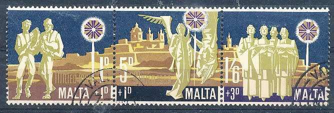 MALTA 1969  -    Christmas stamps  -    FULL  SET   -  FINE   USED