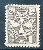 MALTA 1966  -  POSTAGE DUE   -  D27 - 2d GREY   -  MINT