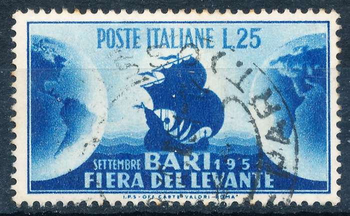 ITALY  1951   -     Levant Fair, Bari  SINGLE ISSUE      -  FINE USED