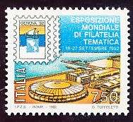ITALY  1992   - Philatelic Exhibition, Genoa   SINGLE ISSUE    -  FINE  MINT