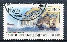 ITALY  1997   -  John Cabot's Voyage  SINGLE ISSUE -  FINE  USED