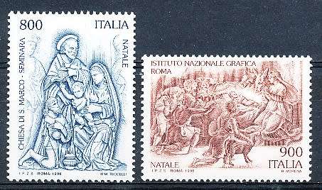 ITALY  1998   -  Christmas  FULL SET   -  FINE  MINT