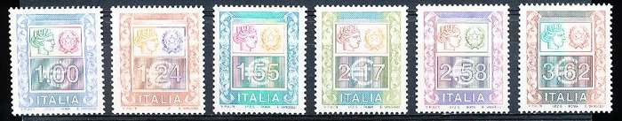 ITALY  2002   -  Definitive High Values    SET    -  FINE  MINT