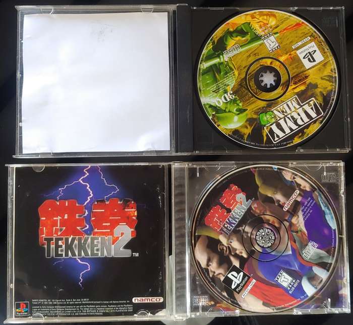 Army Men 3D & Tekken 2 for playstation 1