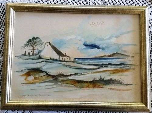 JOHAN TALJAARD ORIGINAL ACRYLIC PAINTING ON HARD BOARD (ARNISTON, CAPE)