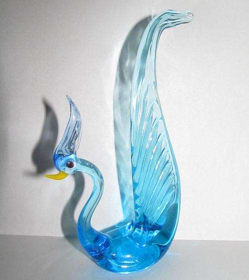 Murano? Hand Blown Art Glass Ornamental Swan/Bird