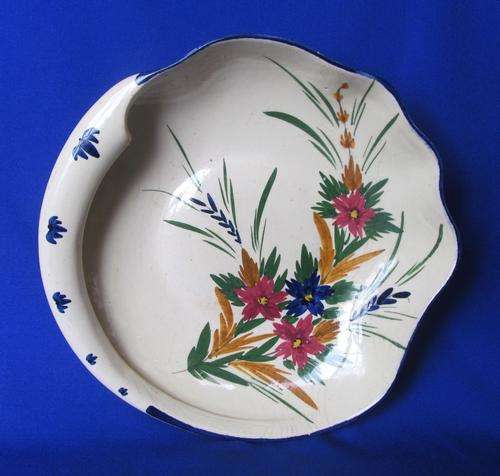 Huizen Pottery Holland Hand Painted Bowl - Interesting!!
