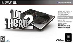 PS3 DJ HERO 2 TURNTABLE BUNDLE WITH DJ HERO / BRAND NEW (SEALED) / BID TO WIN / FREE SHIPPING