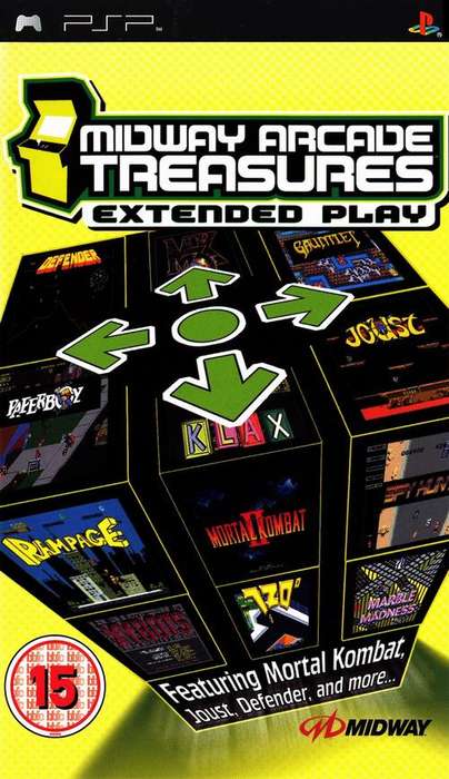 PSP MIDWAY ARCADE TREASURES EXTENDED PLAY COMPILATION / BID TO WIN